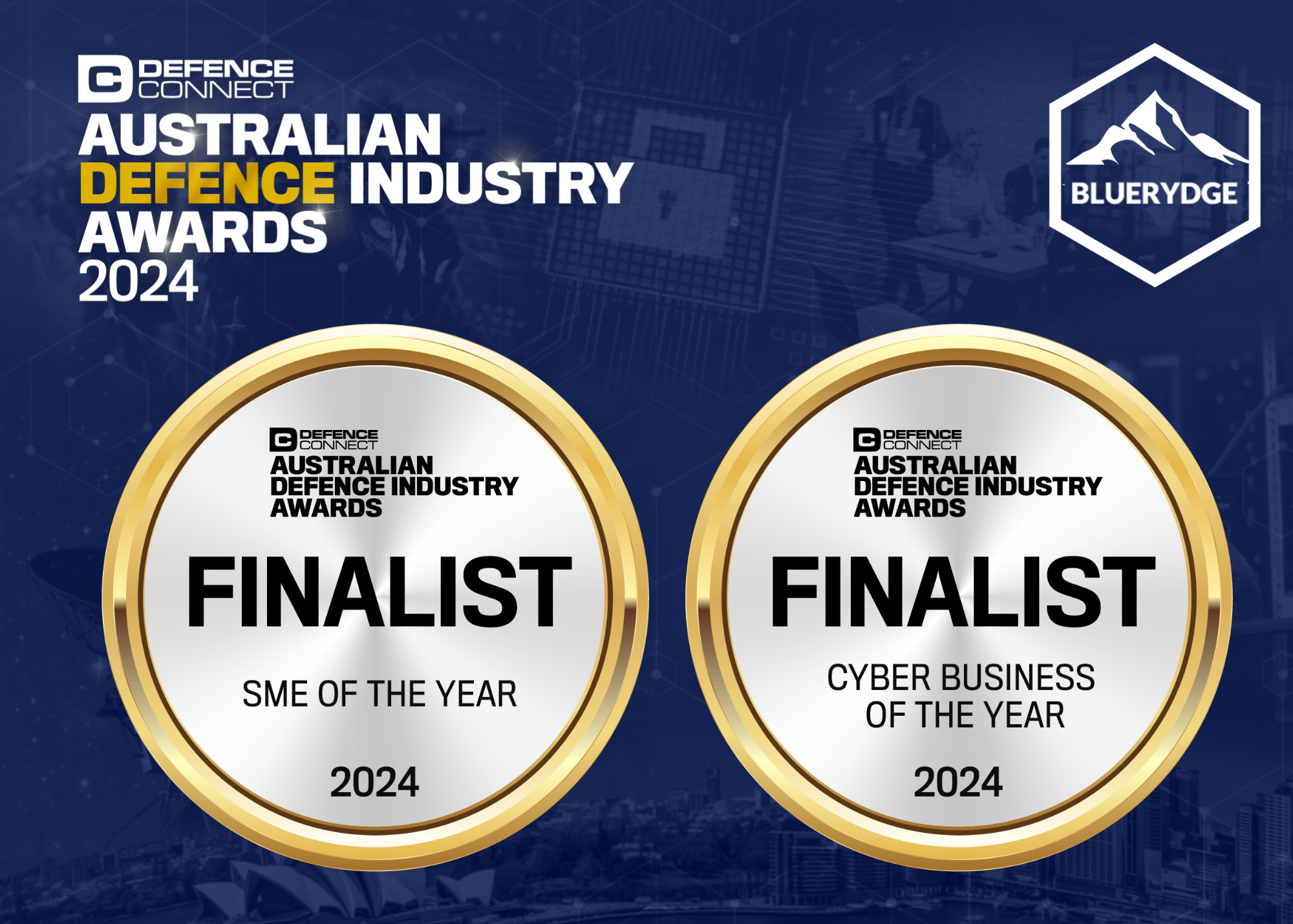 Bluerydge is Finalist at Australian Defence Industry Awards 2024